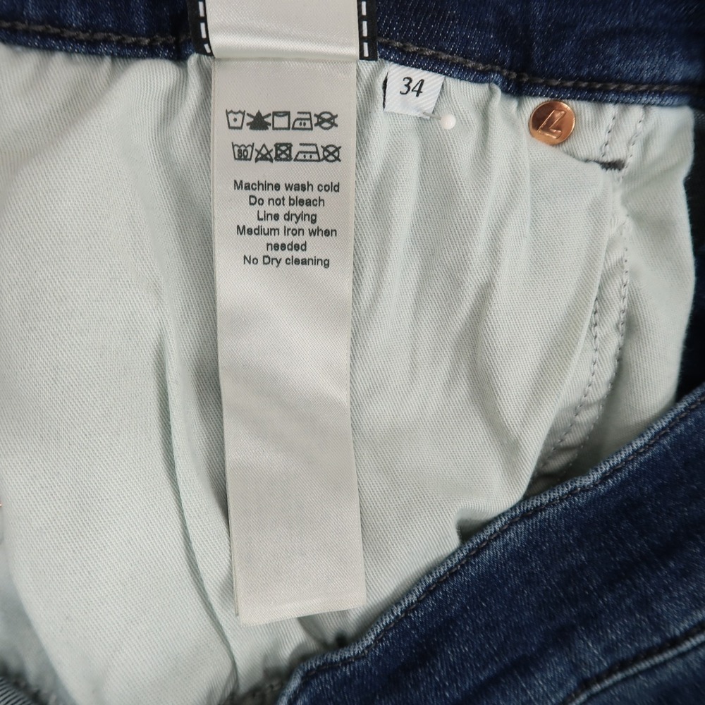 7 For All Mankind Men's Bootcut Jeans - Blue - Picture 12 of 12